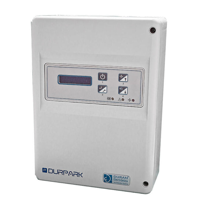 Panel Control Fugas De Gases Co Y No2 Durpark Mini 1 Zona No Ampliable. Hasta 16 Detectores