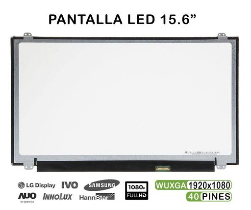 Pantalla Led De 15.6" Para Portátil Lp156Wf4 40 Pines Fhd
