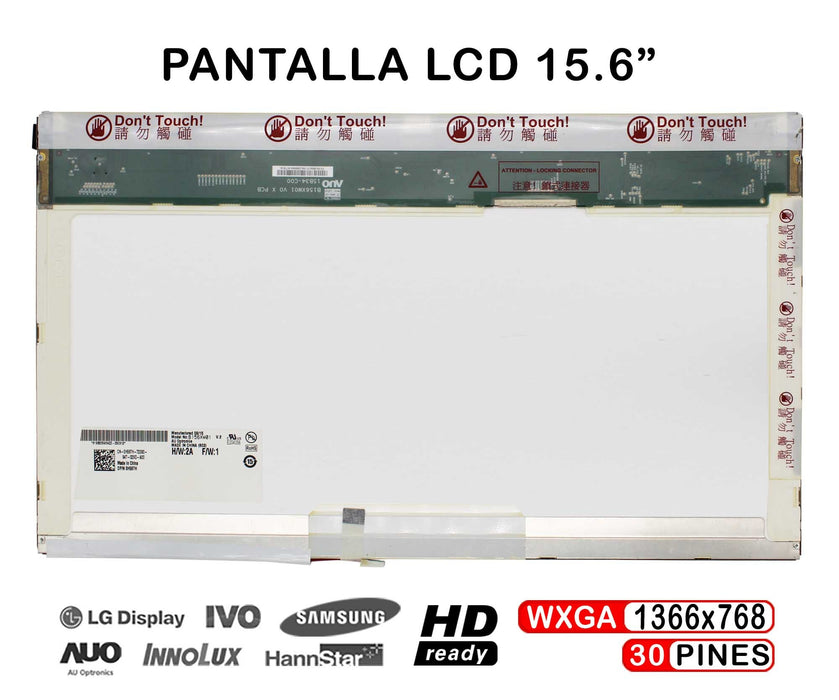 Pantalla 15.6" Hd Lcd Ccfl Ltn156At01 N156B3-L02 156Wa01S