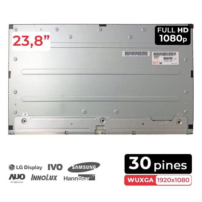 Pantalla Led De 23.8" Para Lm238Wf2-Ssp2 Lm238Wf2(Ss)(P2) 1920X1080Mate 30Pines
