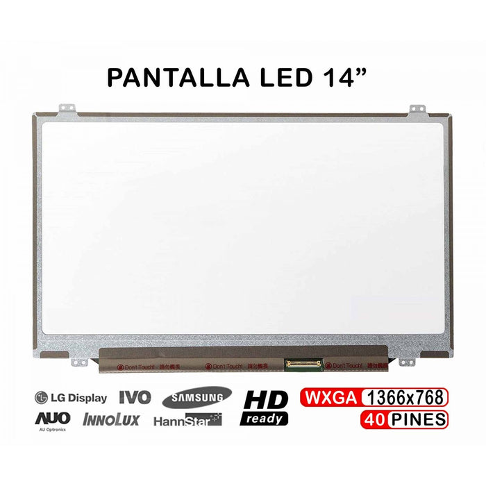Pantalla Led De 14" Para Portátil Asus X453M