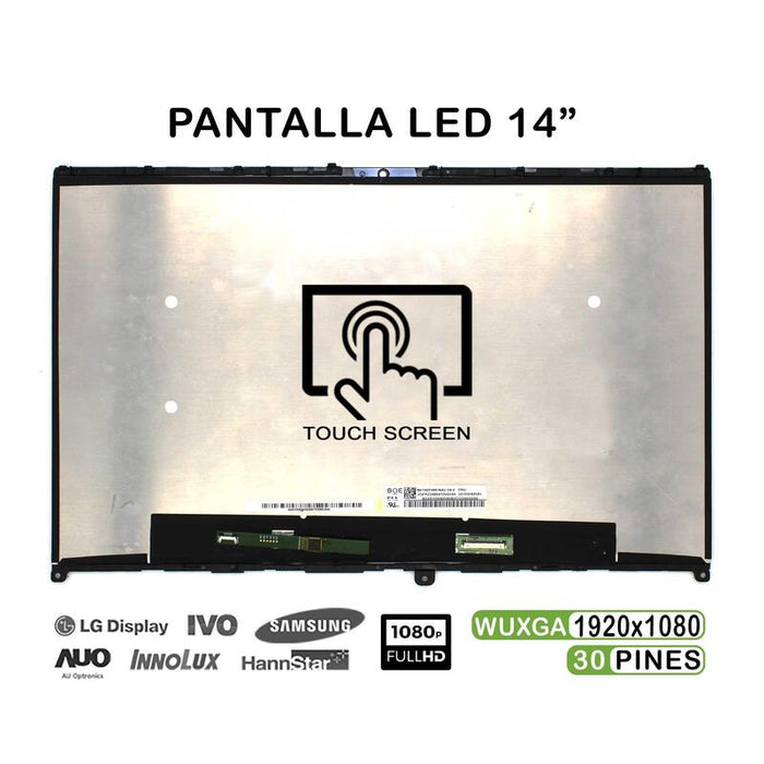 Pantalla Casi Nueva Led Táctil Para Lápiz De 14" Para Portátil Lenovo Ideapad Flex 5 14iil05 5 14are05 5 14itl05