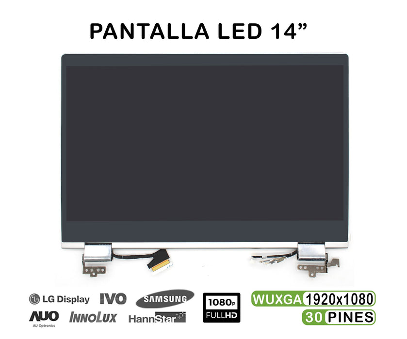 Pantalla Led De 14" Completa Para Portátil Hp Pavilion X360 14-Cd 14M-Cd