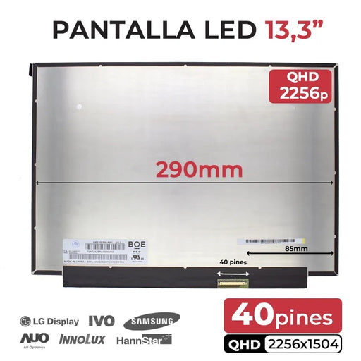 Pantalla Led De 13.5" Para Portátil Ne135Fbm-N41 V8.1