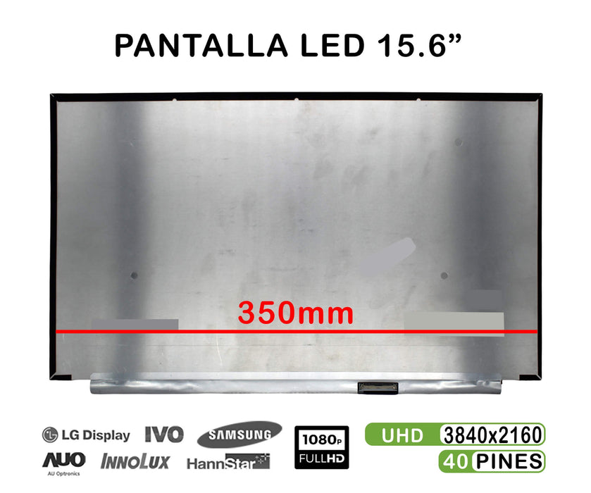 Pantalla Led De 15.6" Para Portátil Lp156Ud3-Spb3 40 Pines