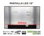 Pantalla Led De 16" Para Portátil Mng007Qs1-3 30 Pines