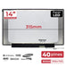 Pantalla Led Brillo De 14" M15330-001 Táctil 40 Pin Para Portátil Hp Chromebook 14A-Ca0030Wm 14A-Ca