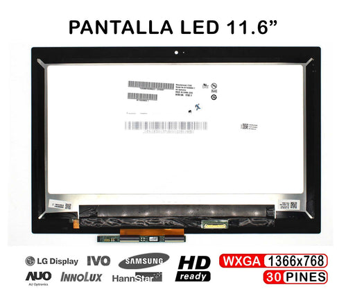 Pantalla Led De 11.6" Para Portátil Acer Chromebook 11R C738T-C44Z C738T-C5R6 6M.G55N7.002