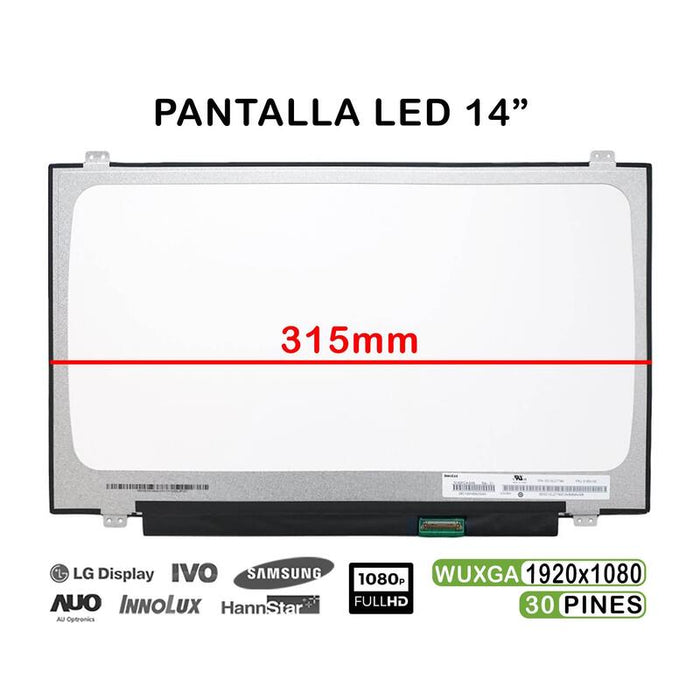 Pantalla Led De 14" Para Portátil Hp Probook 640 G5 Series