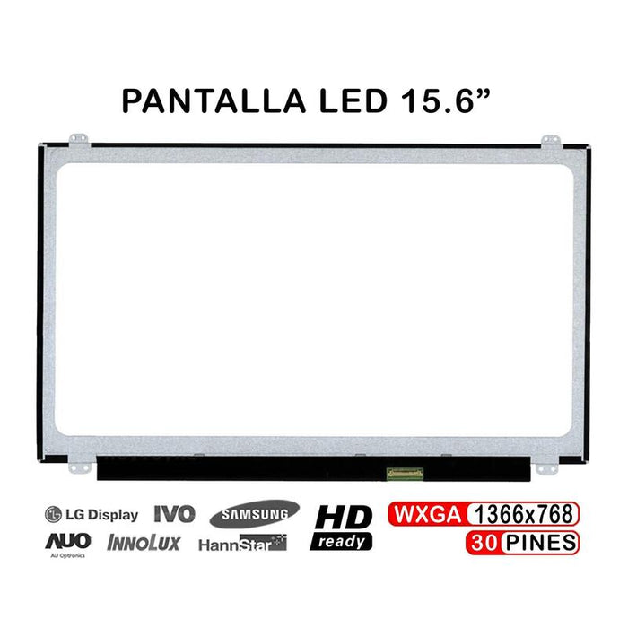 Pantalla Led De 15.6" Para Portátil Nt156whm N32 V8.0