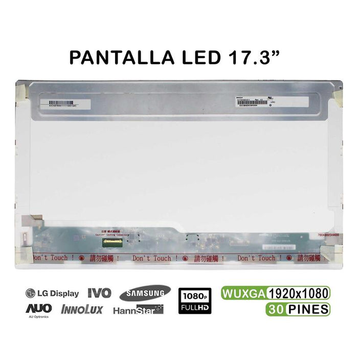 Pantalla Led De 17.3" Para Portátil Msi Ge70 2qe Apache Pro Full Hd