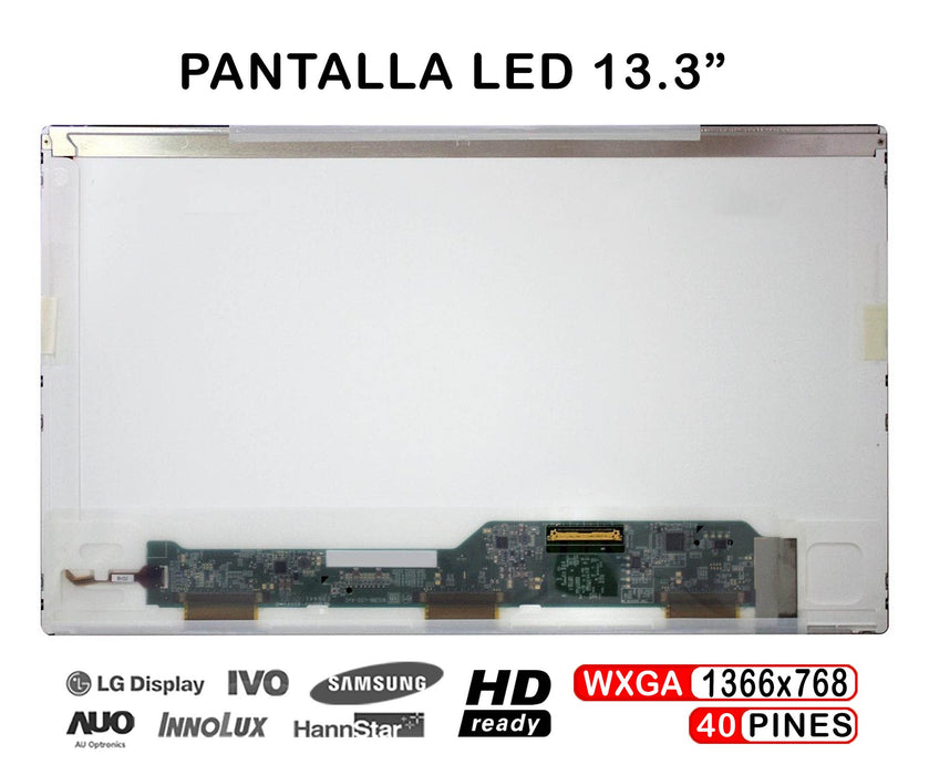 Pantalla Led De 13.3" Para Portátil N133Bge-L21 Lp133Wh1-Tla2