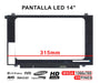 Pantalla Led De 14" Para Portátil N140Bga-Ea3 Rev.C9 315Mm