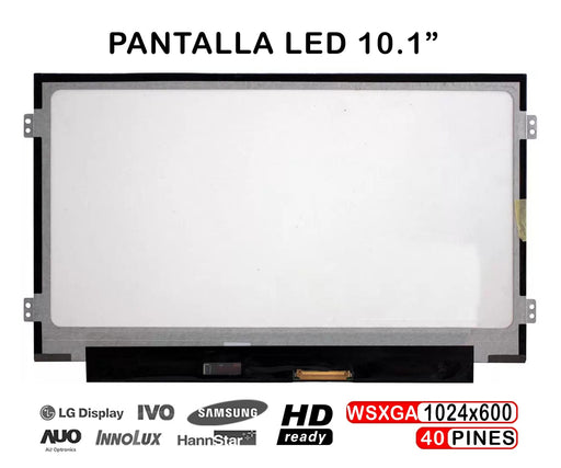 Pantalla Netbook 10.1 Pulgadas B101Aw06 N101L6 L0A Rev.C2 Extrafina