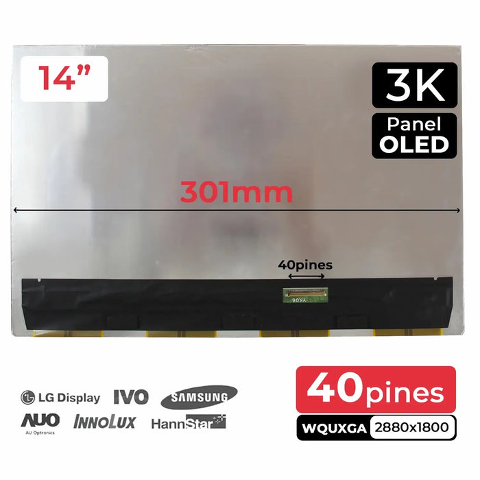 Pantalla Oled De 14" Para Portátil Hp 14-Eh0004Ns Atna40Yk06-002
