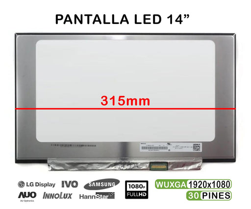 Pantalla Casi Nueva Led Mate De 14" Para Portátil Acer Swift 5 Sf514-51-777U 14"