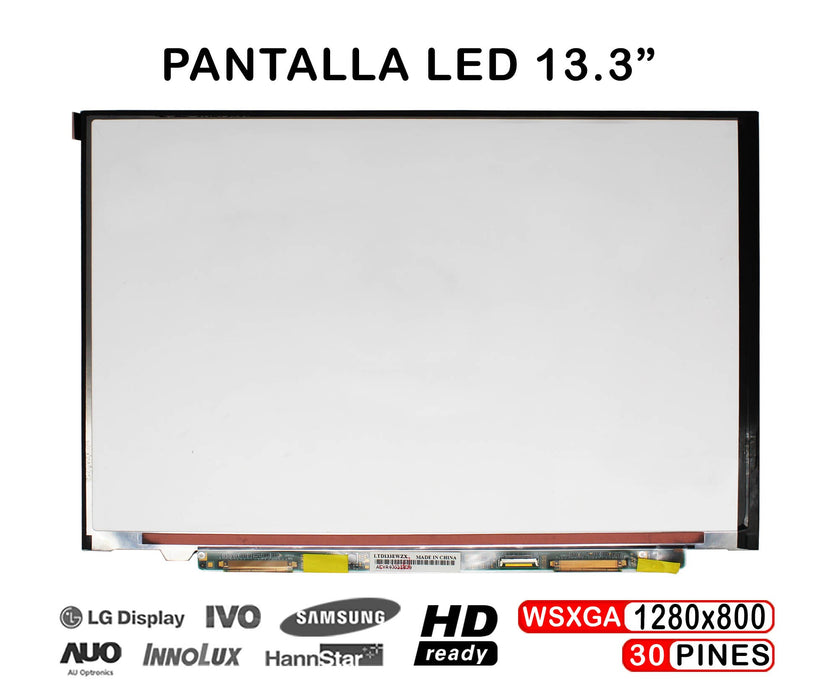 Pantalla Led De 13.3" Para Portátil Sony Vgn-Sr Ltd133Ewzx Ltn133At05