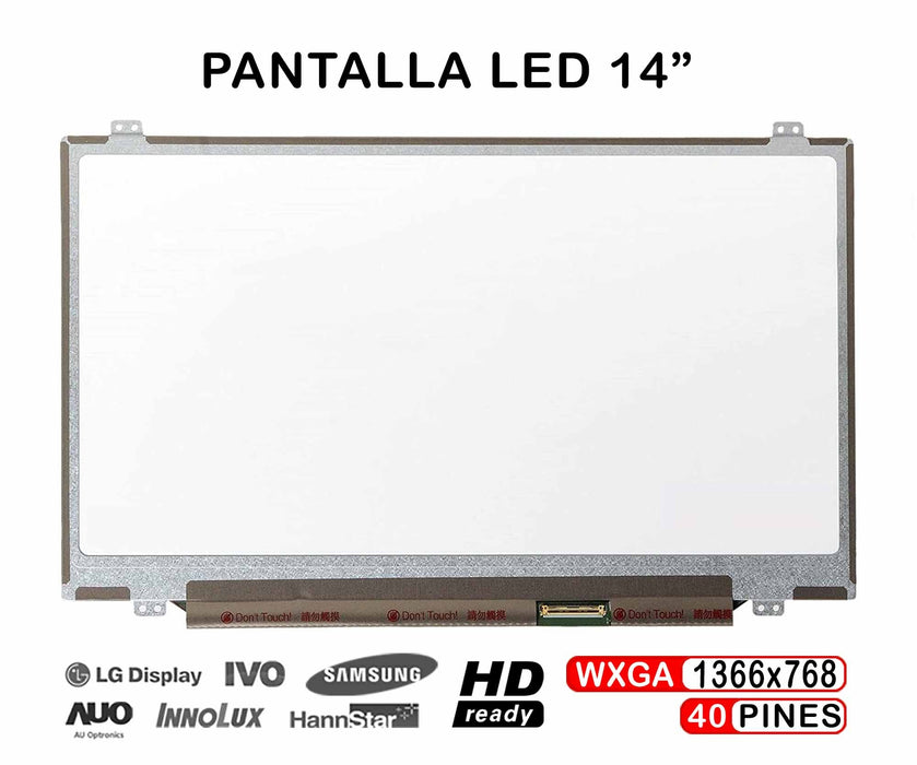 Pantalla Led De 14" Para Portátil Sony Vaio Sve14Ae12M