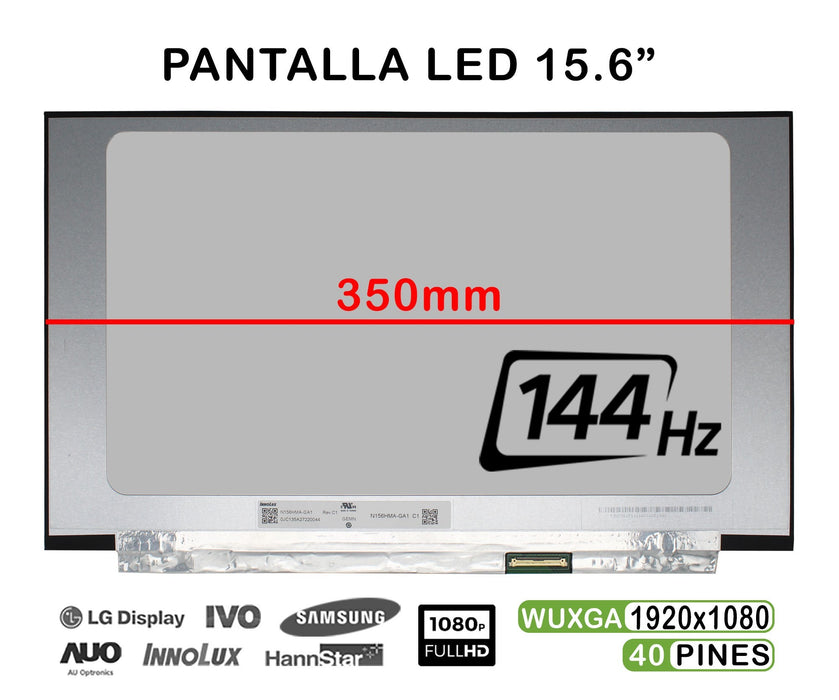 Pantalla Para Portátil 5D11D96000 5D11D96861 165Hz 5D11D96482