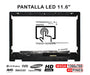 Pantalla Táctil Led De 11.6" Para Portátil Acer Chromebook Cp311 Cp311-3H Con Marco