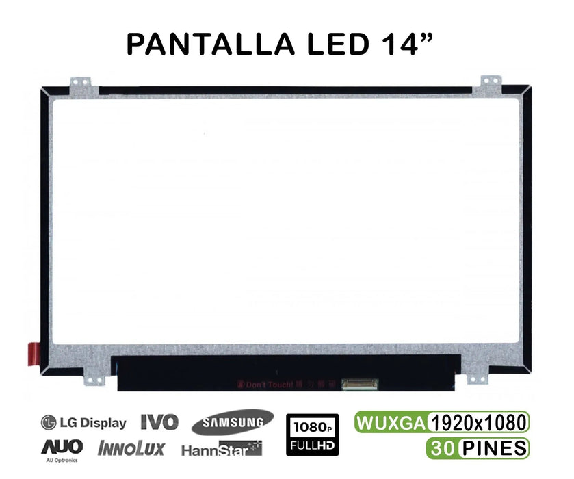 Pantalla Para Portátil B100Han02.6 B140Han02.6 Hw0A Hw2A Hw5A