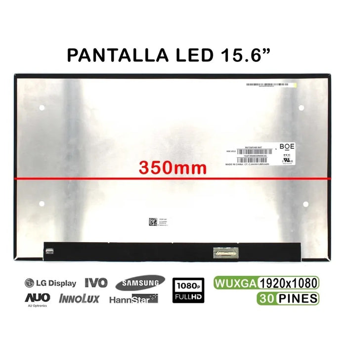 Pantalla Led De 15.6" Para Portátil B156Han02.5 Hwaa