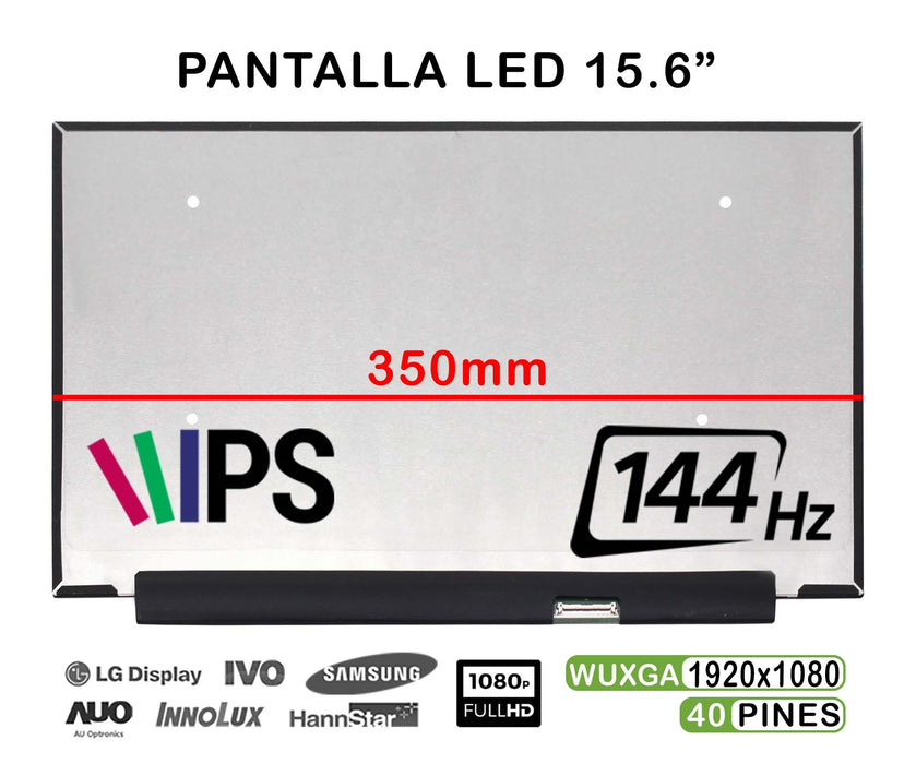 Pantalla Led Mate De 15.6" Para Portátil Hp Omen 15-Dc Series Ips 144Hz Lp156Wfg(Sp)(F2)