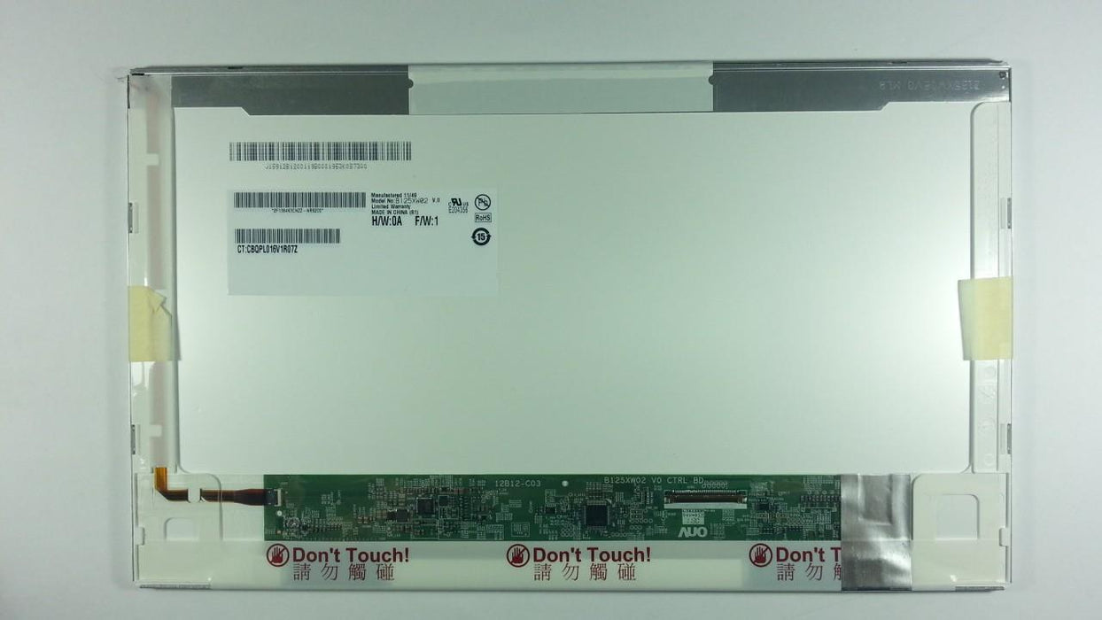 Pantalla Led De 12.5" Para Portátil B125Xw02