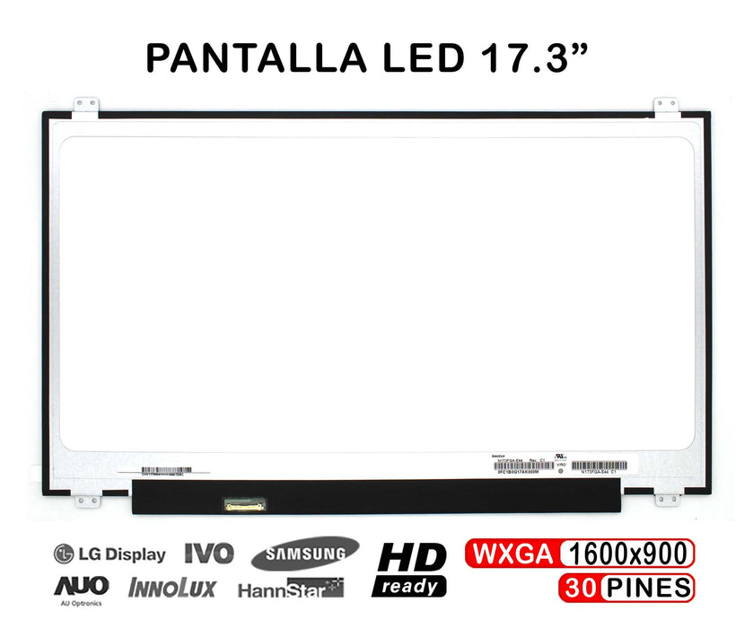 Pantalla Led De 17.3" Para Portátil B173Rtn02.2
