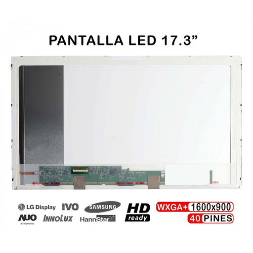 Pantalla Led De 17.3" Para Portátil Lp173Wd1 Lp173Wf1 173Rw01 V0