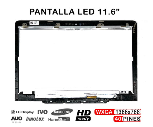 Pantalla Con Marco Para Portátil Lenovo Chromebook N23 Lp116Wh8 Spa1 5D10K85106