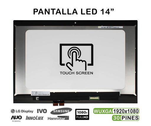 Pantalla Led Para Portátil Nv140Fhm-N48 V8.1