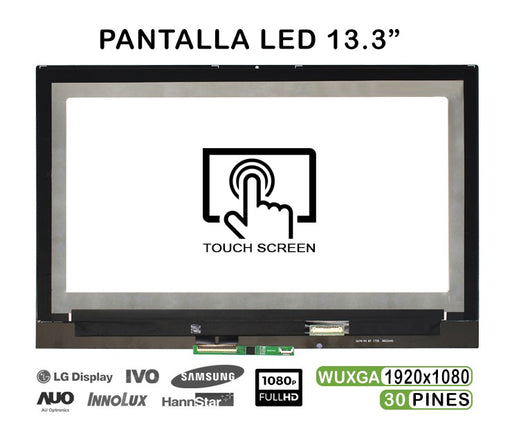 Pantalla Con Táctil De 13.3" Para Portátil Lenovo Yoga 720-13Ikb Fhd M133Nwf4 R0