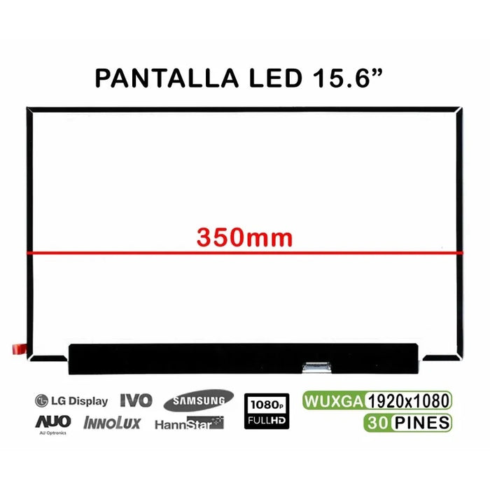 Pantalla Led Brillo De 15.6" Para Portátil Lp156Wfc(Sp)(E7)