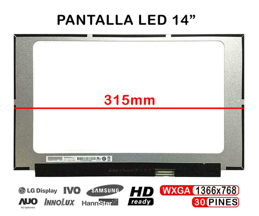 Pantalla Led De 14" Para Portátil Lq140T1Jh01