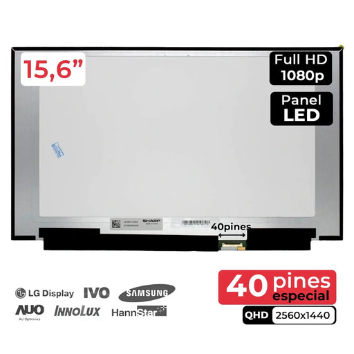Pantalla Led De 15.6" Para Portátil Lq156T1Jw03