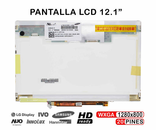 Pantalla Lcd De 12.1" Para Portátil Ltn121W1-L02