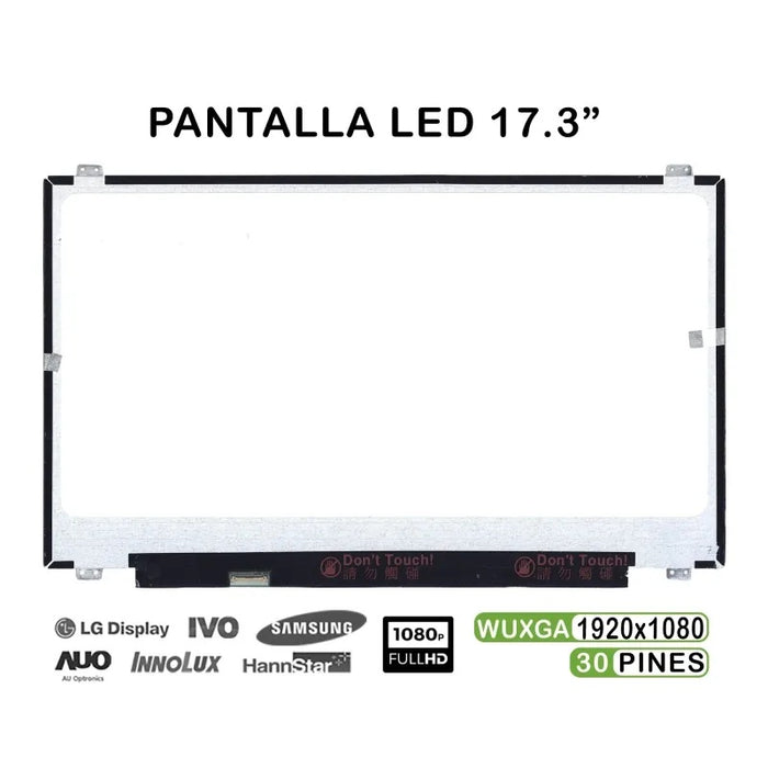 Pantalla Led De 17.3" Para Portátil Ltn173Hl01