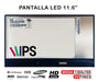 Pantalla Led De 11.6" Para Portátil M116Nwr4 R1 1366X768 30 Pines Ips