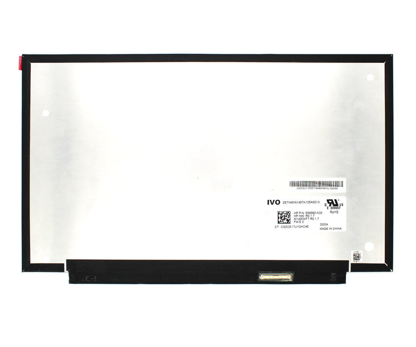 Pantalla Led De 14" Para Portátil M140Nvf7 R0 1.7 Ips 120Hz 40 Pines Fhd