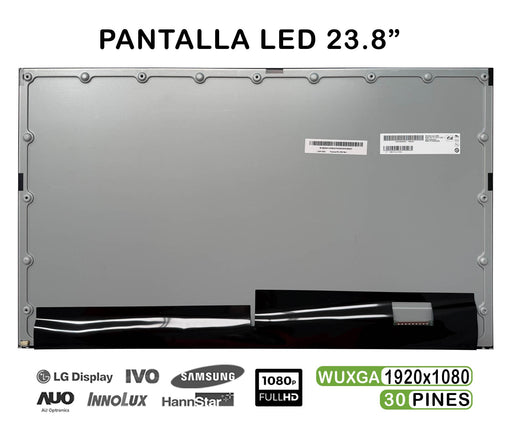 Pantalla Led De 23.8" Para Portátil M238Hvn02.1 Fhd