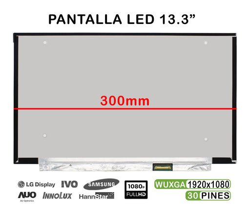 Pantalla Led De 13.3" Para Portátil N133Hce-Ep2 Rev.C1 Fullhd