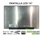 Pantalla Led De 14" Para Portátil Ne140Wum-N61 1920X1200 30 Pines