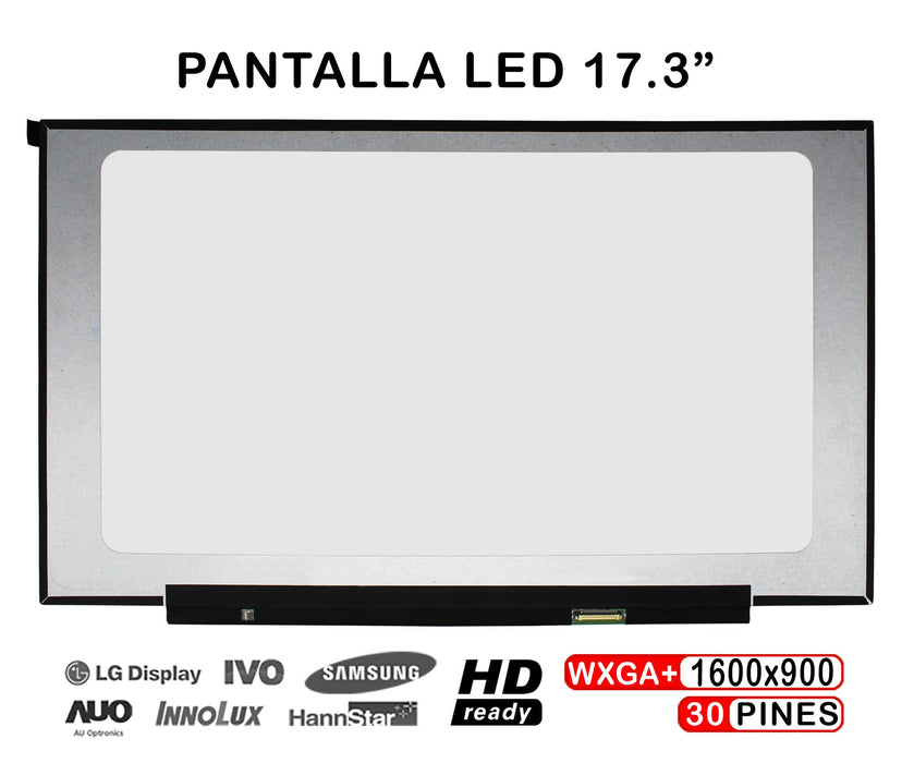 Pantalla Led De 17.3" Para Portátil Nt173Wdm-N23 V8.0 Nt173Wdm-N25