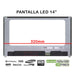 Pantalla Led De 14" Para Portátil Nv140Fhm-N47 06Hy1W 6Hy1W 30 Pines