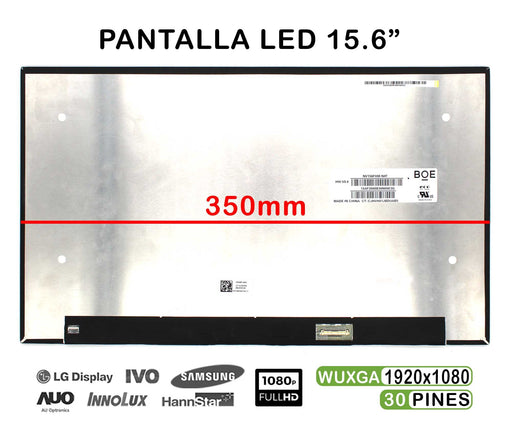 Pantalla Led De 15.6" Para Portátil Nv156Fhm-N4H Nv156Fhm-N4M Fhd 350Mm
