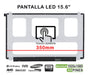 Pantalla Led Táctil De 15.6" Para Portátil Nv156Fhm-T00 350Mm 1920X1080 40 Pines Especial