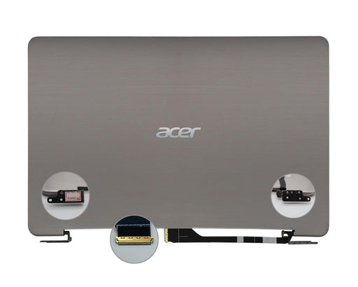 Pantalla Completa De 13.3" Para Portátil Acer Aspire S3-391 S3-951 Ultrabook Gris