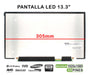 Pantalla Led De 13.3" Pulgadas Para Portátil Sharp Lq133M1Jw02A Fhd 30 Pines 305Mm