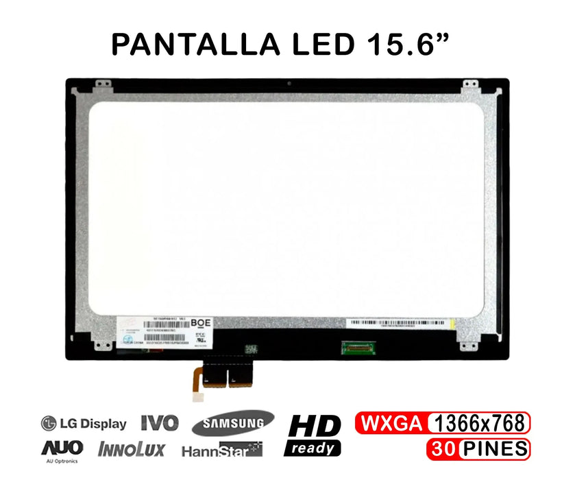 Pantalla Led + Táctil 15,6" Para Portátil Acer V5-571P
